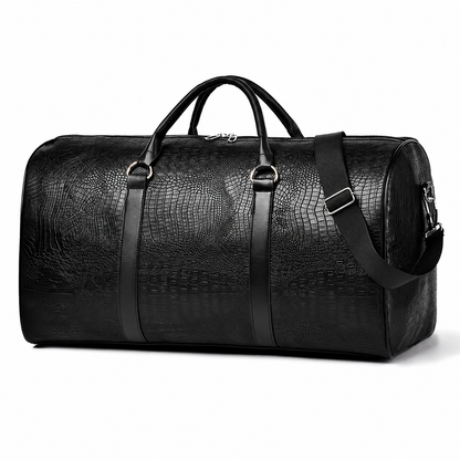 RoamRoll™ Noir Croc Duffel