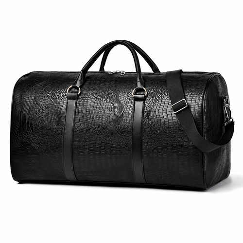 RoamRoll™ Noir Croc Duffel