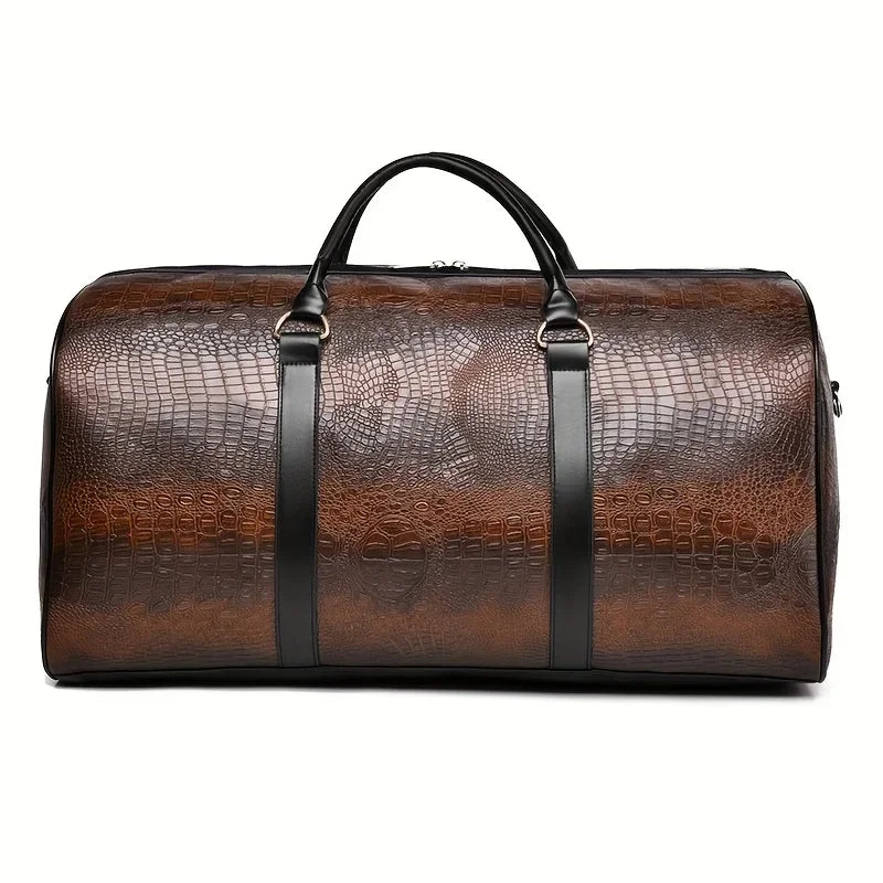 RoamRoll™ Noir Croc Duffel