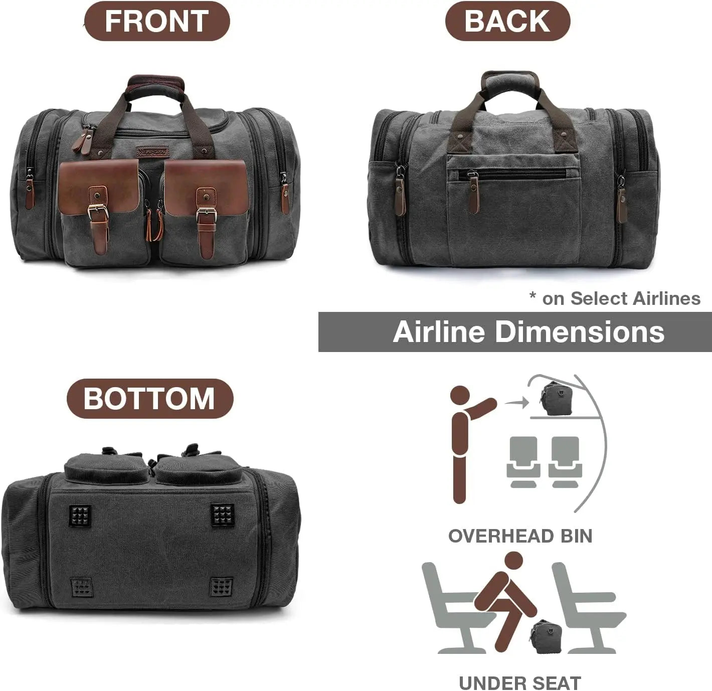 RoamRoll™ Expedition Duffle 60L Travel Bag